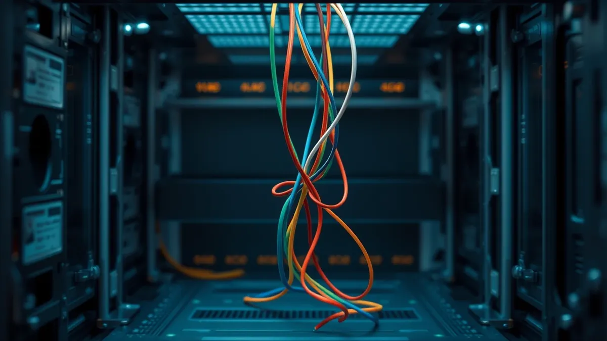 Illustration: A sleek, modern server blade sits exposed inside an open metal chassis.
